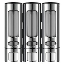 1/2/3 Pack Wall Mounted Soap Dispenser - Liquid Hand Soap & Shower Gel Bathroom