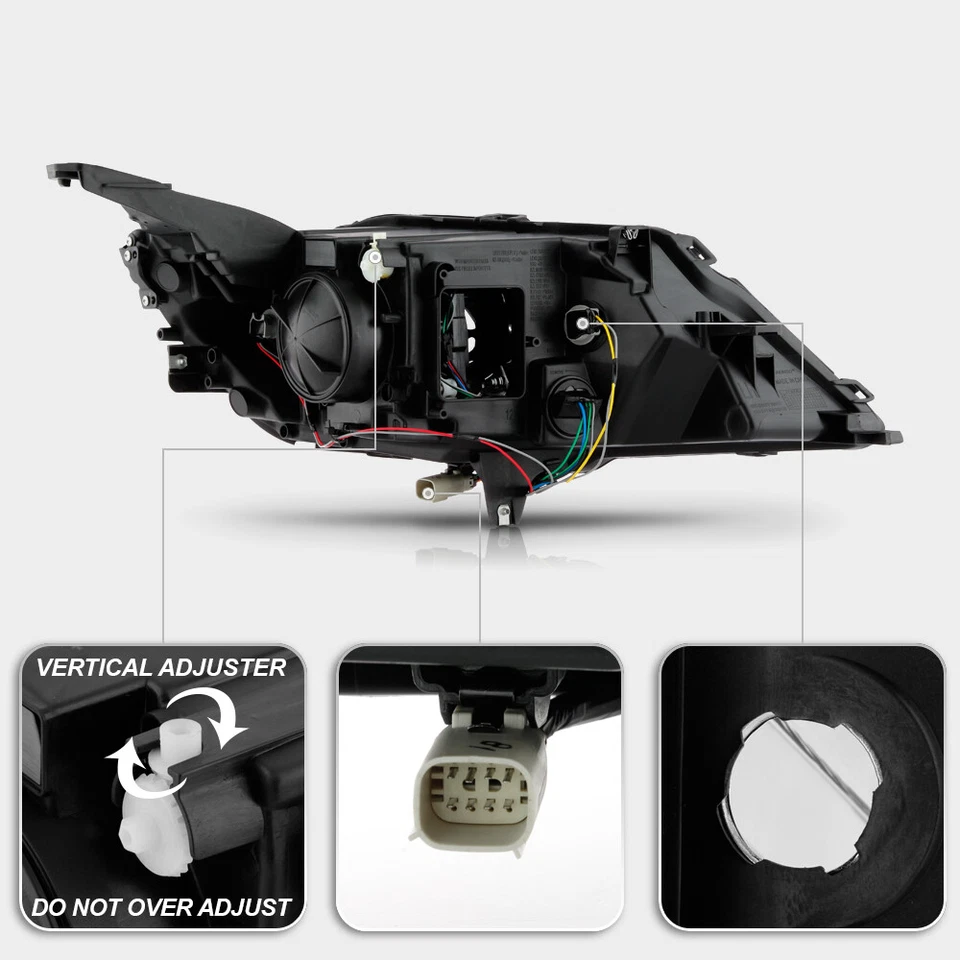 2015-2020 Chevy Impala LED Halo [HID/Xenon-D3S] Projector Headlights Left+Right - Image 3 of 4