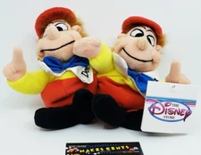 The Disney Store Exclusive Tweedle Dee & Tweedle Dum 7" Mini Bean Bag Plush NEW