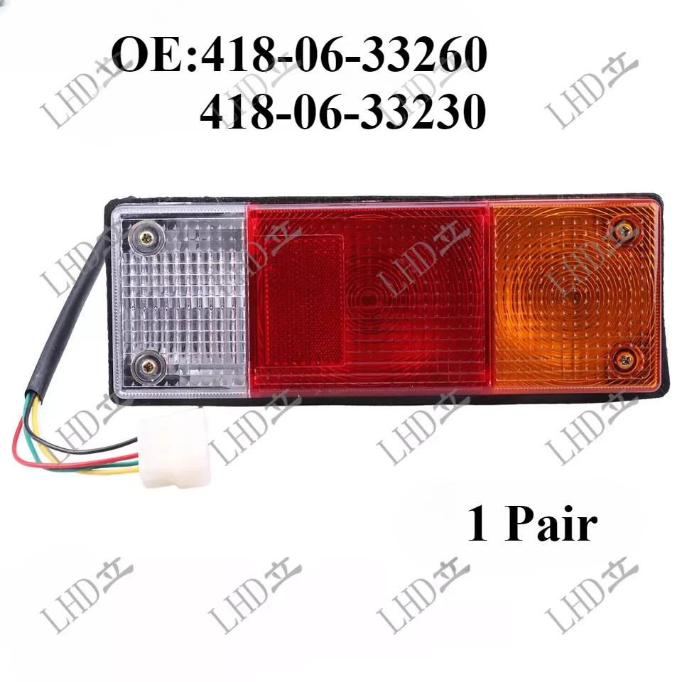 Working Rear Lamp 418-06-33260 418-06-33230 For Komatsu WA200-5