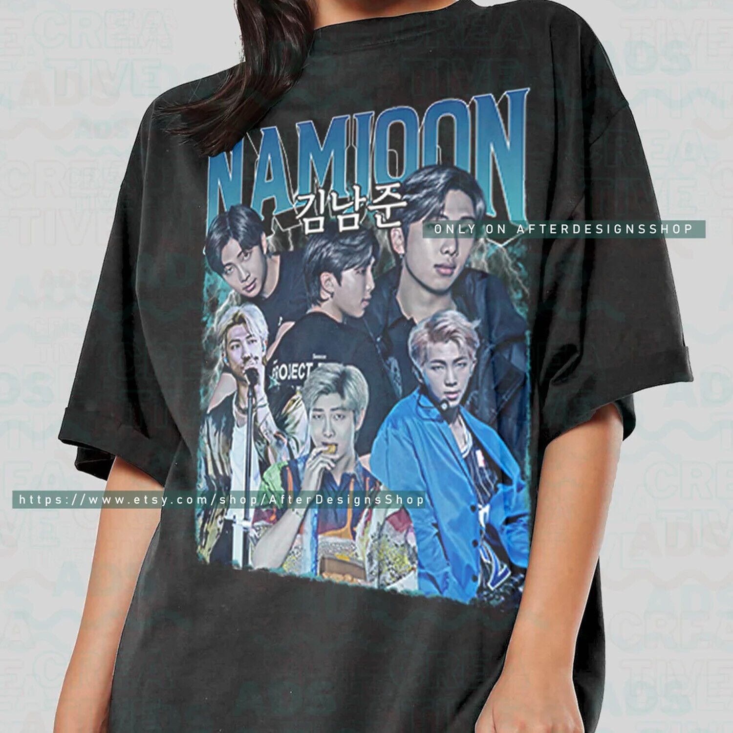 Camisa de namjoon, coreano Kpop Camiseta, namjoon Vintage Unisex T Shirt DA05456