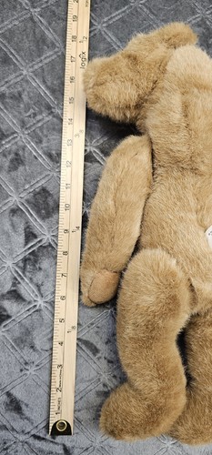 Peluche Boyds Bubba Bear 1990 16" doble cuello giratorio articulado marrón pardo - Imagen 9 de 10