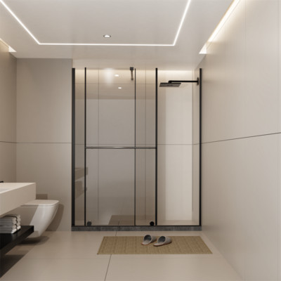 60in.W x 72in.H Glass Shower Door  Sliding Door Walk-in Shower Screen Dual Usage