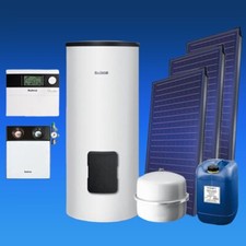 Buderus Logaplus Solarpaket , Solaranlage , Speicher Komplettpaket Warmwasser