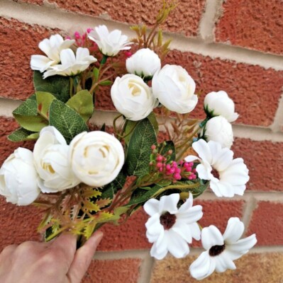 Rustikale Retro Teerose Hochzeit Wohndeko Kunstblumen 4 kaufen 2 gratis erhalten