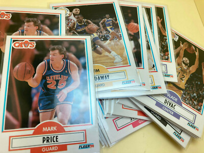 1x 1990-91 Fleer NBA Basketball Card - You Pick - ($2 Minimum Order Required)