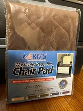 RMS Incontinence Seat Pad Chair Bed Protector Reusable and Washable 21x22 In