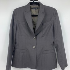 Anne Klein blazer jacket 6 career business casual two button notched collar