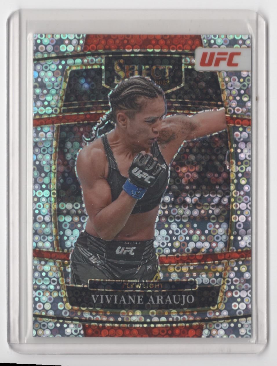 2022-23 Panini Select UFC Silver Circles Prizm Viviane Araujo #60