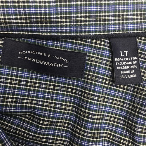 Roundtree Yorke Trademark Men's Long Sleeve Shirt Size L NWT - Picture 5 of 8