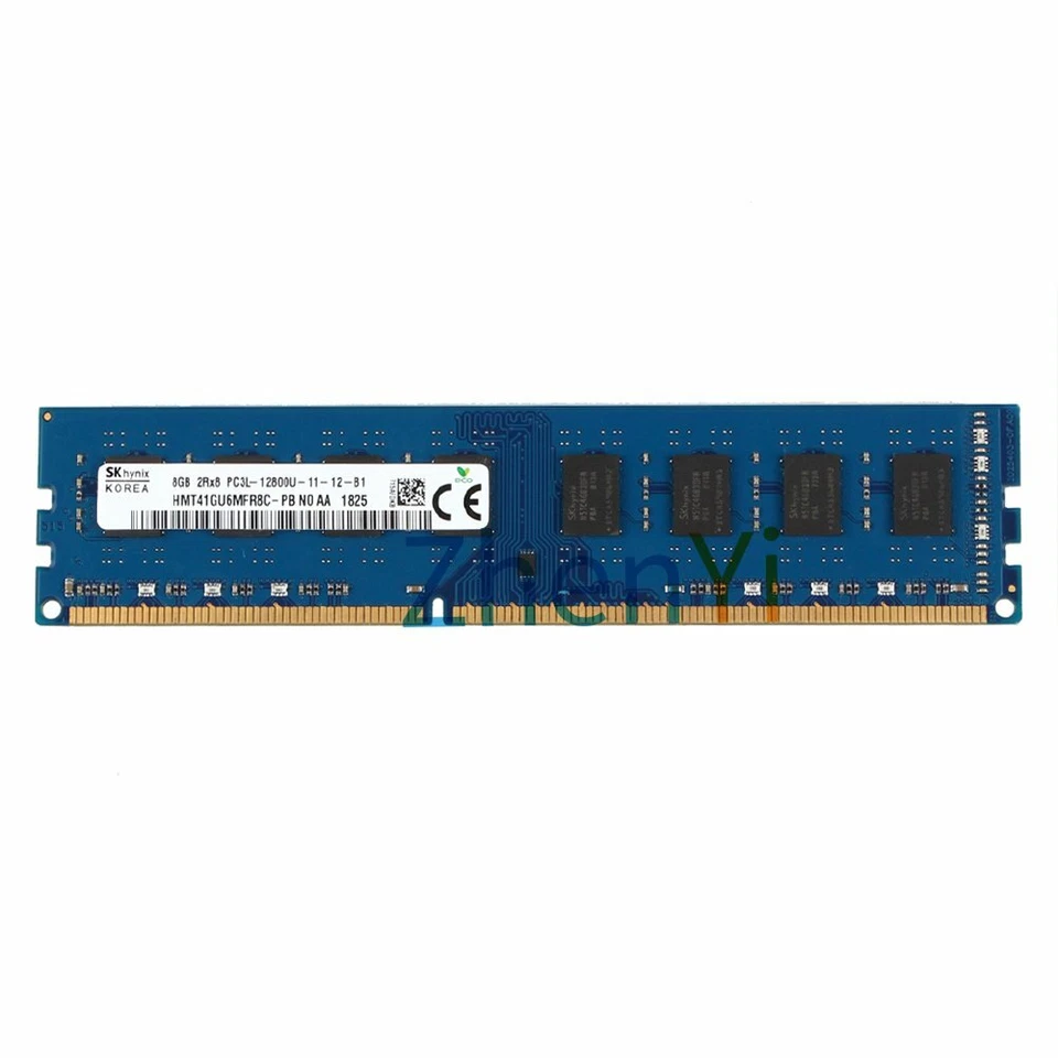 8GB 4GB 2GB DDR3L 1600MHz PC3L-12800 1.35V DIMM Desktop Memory SDRAM SKHynix LOT - Image 2 of 4