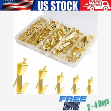 202 PCS Frame Hanger Kit, 10lb, 20lb, 30lb, 50lb&100lb Picture Hanging Hardware