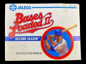 Vintage Nintendo NES Bases Loaded II S2nd Season Jaleco Video Game