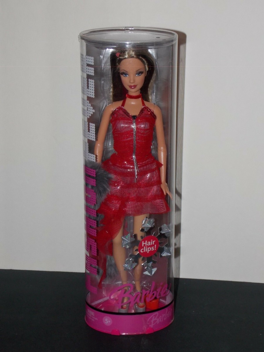 2006 Mattel Fashion Fever Sparkle and Shine Christmas Party Barbie
