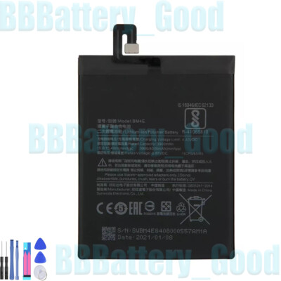 New Replacement Battery For Xiaomi MI Pocophone F1 BM4E Phone Battery 4000mAh