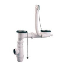 ensemble vidage évier inox à