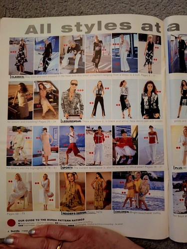 Burda VINTAGE Sewing Pattern Magazine July 2003 - Picture 2 of 3