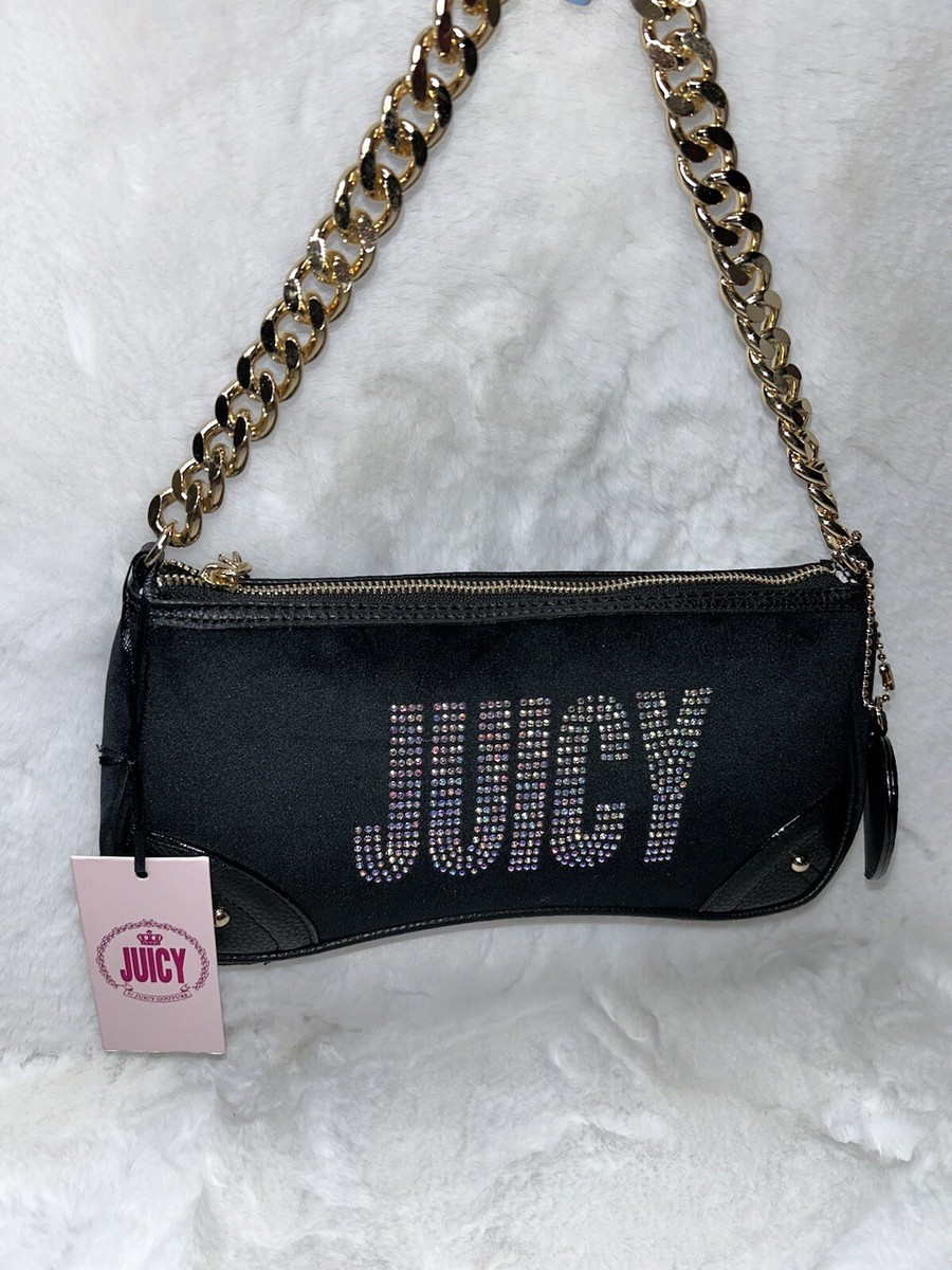 Juicy Couture バッグ 黒 Juicy Couture Black Bestseller Pullout Pouch Crossbody Purse