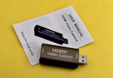 B099 HAYOX Audio Video Capture Cards HDMI to USB 1080p USB2.0 Record via.