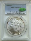 1883-CC Morgan Silver Dollar - PCGS+CAC MS64+