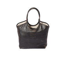 MIU MIU Ivy 2950 Coffee Tote Bag New Authentic
