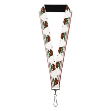 Buckle-Down unisex adults Buckle-down Lanyard - California Key Chain, California
