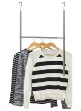 Simple Houseware Adjustable Closet Hanging Rod, Black Brand new!