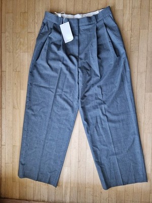 Cos Business Stoffhose Damen Grau EU 40 Wollmischung