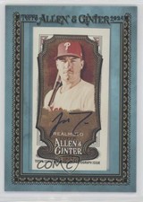 2024 Topps Allen & Ginter Mini Baseball Blue Frame 21/50 JT Realmuto Auto b8h