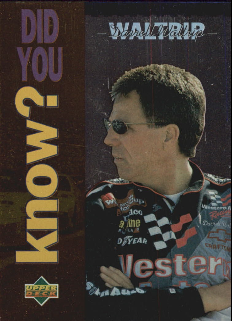 1995 Upper Deck #170 Darrell Waltrip DYK - RAC