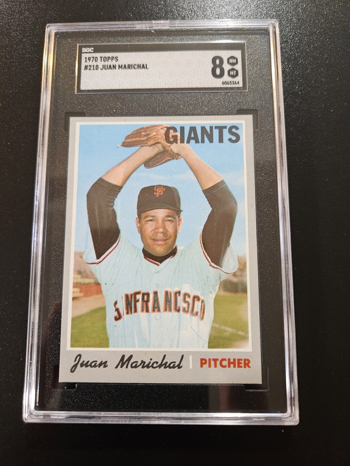 1970 Topps # 210 Juan Marichal SGC 8 NM-MT