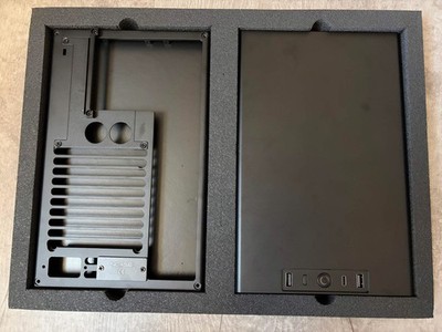 NCASE M2 Round + ATX Power Supply Bracket + Left Angle Power Cable