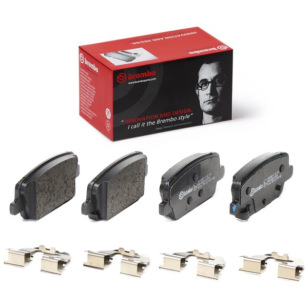 Brembo BremsbeläGe Bremsbelagsatz BremsklöTze Prime Line Hinten P 30 118-image