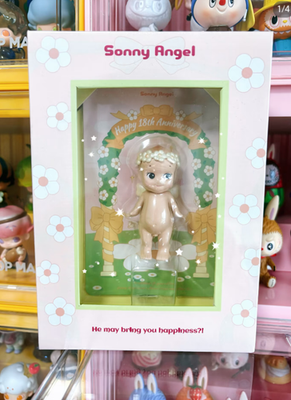 Sonny Angel 18th Anniversary Figure Flower Crown Ribbon Wings New