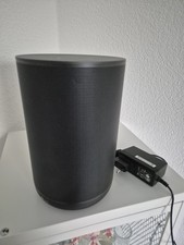 LG WK7 ThinQ Smart Lautsprecher Google Assistant Bluetooth kabellos Schwarz
