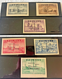 Poland 383-8 Mint NH Stamps