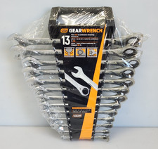 Gearwrench 13-pc Extra Long Sae Xl Combo Ratcheting Wrench Set 14-1 85199 New