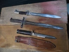 INTAGE KNIFE BAYONET LOT WW2 GERMAN DRESS EICKHORN US 1898 OLD MILITARY ANTIQUE