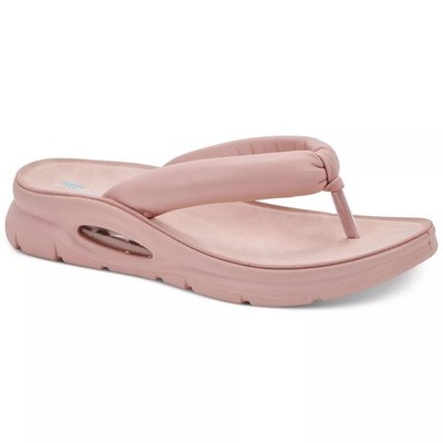 Aqua College Women Amanda Wedge Flip Flop Thong Sandals Size US 9M Blush Pink