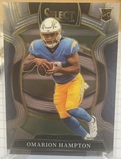 Panini 2025 Select Concourse Omarion Hampton #2 Rookie Los Angeles Chargers NFL