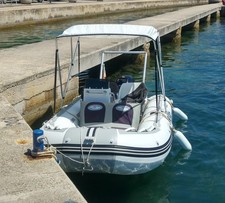 Schlauchboot Zeepter 400, 25 PS Motor mit Trailer