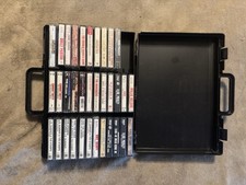 Elvis,Johnny Cash,Willie Rare  1970’s - 1980’s Cassette Tapes and Vintage Cases