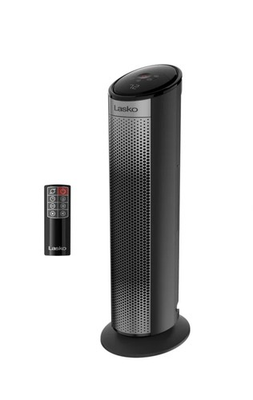 #ad Lasko 1500W 22quot; Digital Ceramic Tower Space Heater with Child Lock amp; Remote $52.99