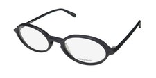 NEW VERA WANG LUXE ETAIN EYEGLASS FRAME BLACK BK PLASTIC WOMENS 49-19-140 OVAL