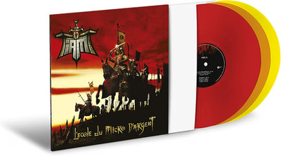 IAM - LÉCOLE DU MICRO D'ARGENT - 3LP - RED/ORANGE/YELLOW VINYL - CORNER DINGS