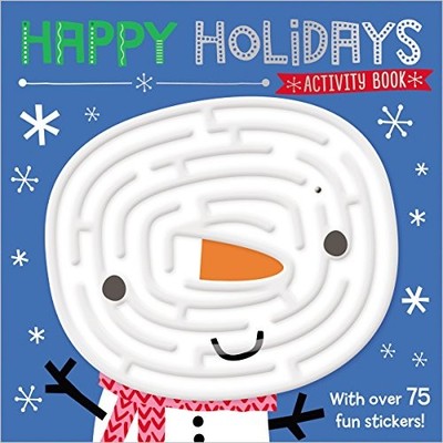 MAZE ACTIVITY BOOKS HAPPY HOLIDAYS By Make Believe Ideas Ltd. **Excellent**