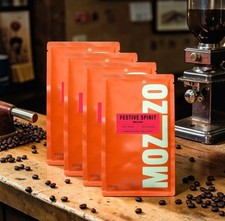 Mozzo Coffee Beans Festive Spirit Light Roast 100% Arabica Blend 4x250g 18.99 per kilo