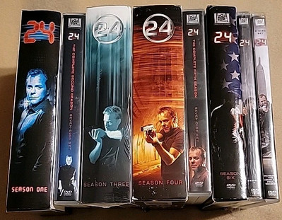 24: Complete TV Series DVD Seasons 1-8 Kiefer Sutherland  LOT