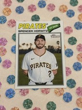 2026 Topps Heritage Spencer Horwitz #266 Pittsburgh Pirates (R)