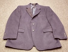 Jos. A. Banks Classic 100 Camelhair Men's 46R Navy Blazer Jacket 10378